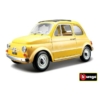 Fém autó Fiat 500F 1965 sárga 1:24 Bburago