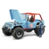 Játékautó terepjáró Jeep Cross Country figurával műanyag Bruder (02541) 1:16