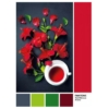 Puzzle Pantone Vörös Hibiscus Aroma 1000 db-os Clementoni