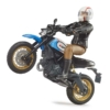 Bruder bworld Scrambler Ducati Desert Sled motor játékfigurával (63051)