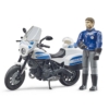 Bruder bworld Scrambler Ducati rendőrmotor rendőrrel (62731)