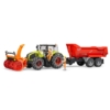 Bruder Claas Axion 950 traktor hólánccal és hómaróval (03017) 1:16