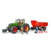 Bruder Fendt 1050 Vario traktor játékfigurával és szerviz kiegészítőkkel (04041) 1:16