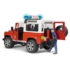 Bruder Land Rover Defender tűzoltóautó, figurával, hang és fény modullal (02596) 1:16