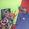 Cerda Avengers Bosszúállók iskolaszer készlet (fém tolltartó, füzet A4, jegyzetfüzet A5)