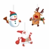 Mammut karácsonyi karton figura készítő szett Télapó és barátai 3 db-os készlet