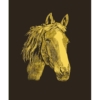 Mammut Ló mini arany képkarcoló készlet 11x18 cm