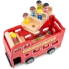 New Classic Toys Városnéző busz figurákkal fa játékszett