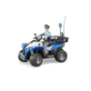 Bruder bworld rendőrségi quad játékfigurával (63010)