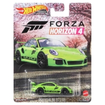 Mattel Hot Wheels fém kisautó Porsche 911 GT3 RS zöld Forza Horizon 4