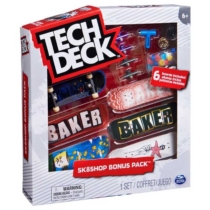 Tech Deck Sk&shop Bonus Pack 6 db összeszerelhető gördeszkával Baker