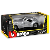 Fém autó Bugatti Atlantic ezüst 1:24 Bburago