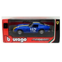 Fém autó Ferrari 250 GTO kék 1:24 Bburago