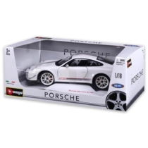 Fém autó Porsche 911 GT3 RS 4.0 fehér 1:18 Bburago
