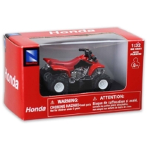 Honda Sportrax 400EX piros fém quad műanyag borítással 1:32