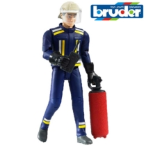 Játékfigura tűzoltó kiegészítőkkel Bruder (60100)
