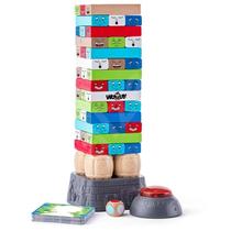 Woody elektronikus Jenga játéktorony fa 49 db-os