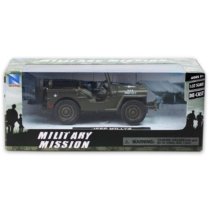 Jeep Willys katonai fém autó 1:32 NewRay