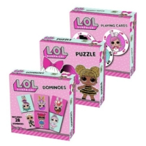 L.O.L. 3 az 1-ben puzzle, domino és kártyajáték
