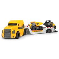 Dickie Toys Mack-Volvo kamion utánfutóval 2 Volvo munkagéppel