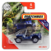 Matchbox fém kisautó 2019 Jeep Willys kék 68/100
