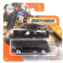 Matchbox fém kisautó Levc TX Taxi fekete 6/100