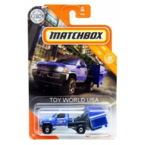 Matchbox fém kisautó MBX Garbage Scout kék 10/100