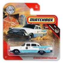 Matchbox fém rendőrautó 59-es Dodge Coronet Police car 94/100