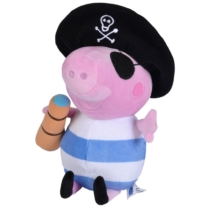 Peppa Pig kosztümös plüss figura kalóz 25 cm