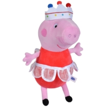 Peppa Pig kosztümös plüss figura királyfi 30 cm