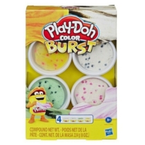 Play-Doh Color Burst gyurma 4 x 56 gramm zöld, narancs, barna, rózsaszín
