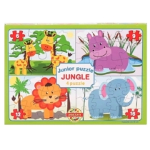 Puzzle Junior 4 db-os Jungle
