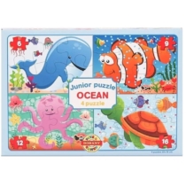 Puzzle Junior 4 db-os Óceán