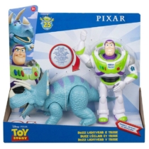 Toy Story Buzz Lightyear és Trixie figurák