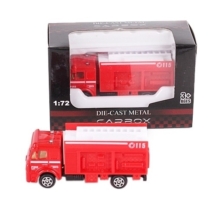Tűzoltó jármű piros fém tűzoltóautó 1:72