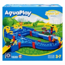 AquaPlay Super set vizes játékszett 41 db-os 105x115 cm - 1520