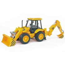 Bruder JCB 4CX markológép árokásóval sárga (02428) 1:16