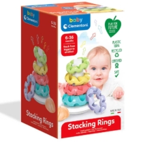 Clementoni Baby Stacking Rings gyűrűpiramis játékszett műanyag