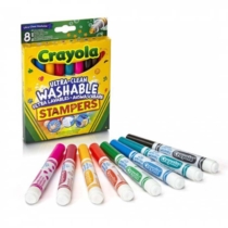 Crayola Extra kimosható nyomdafilc készlet 8 db-os