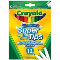Crayola Super Tips filctoll készlet 12 db-os