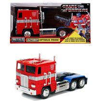 Fém autó Optimus Prime Autobot Transformers 1:32