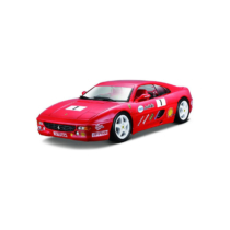 Fém modell autó Ferrari Racing F355 Challenge piros 1:24 Bburago