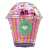 Grafix cupcakes jewellery fa gyöngyfűző készlet 3 db medállal rózsaszín