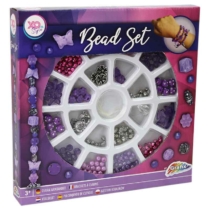 Grafix XO Style Bead Set karkötőkészítő szett lila
