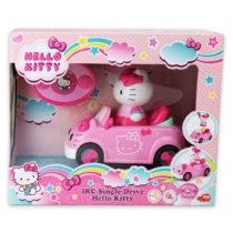 Hello Kitty IRC Single Drive távirányítós autó figurával műanyag