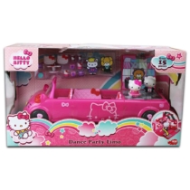 Dickie Toys Hello Kitty Party limuzin kiegészítőkkel műanyag