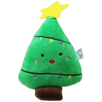 Karácsonyi plüss fenyőfa figura 17 cm