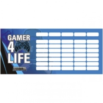 Lizzy Card kétoldalú mini órarend Bossteam Gamer 4life