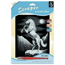 Mammut Ló ezüst képkarcoló készlet 20x25 cm