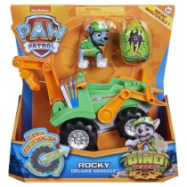 Mancs őrjárat Dino Rescue Rocky deluxe jármű figurával műanyag